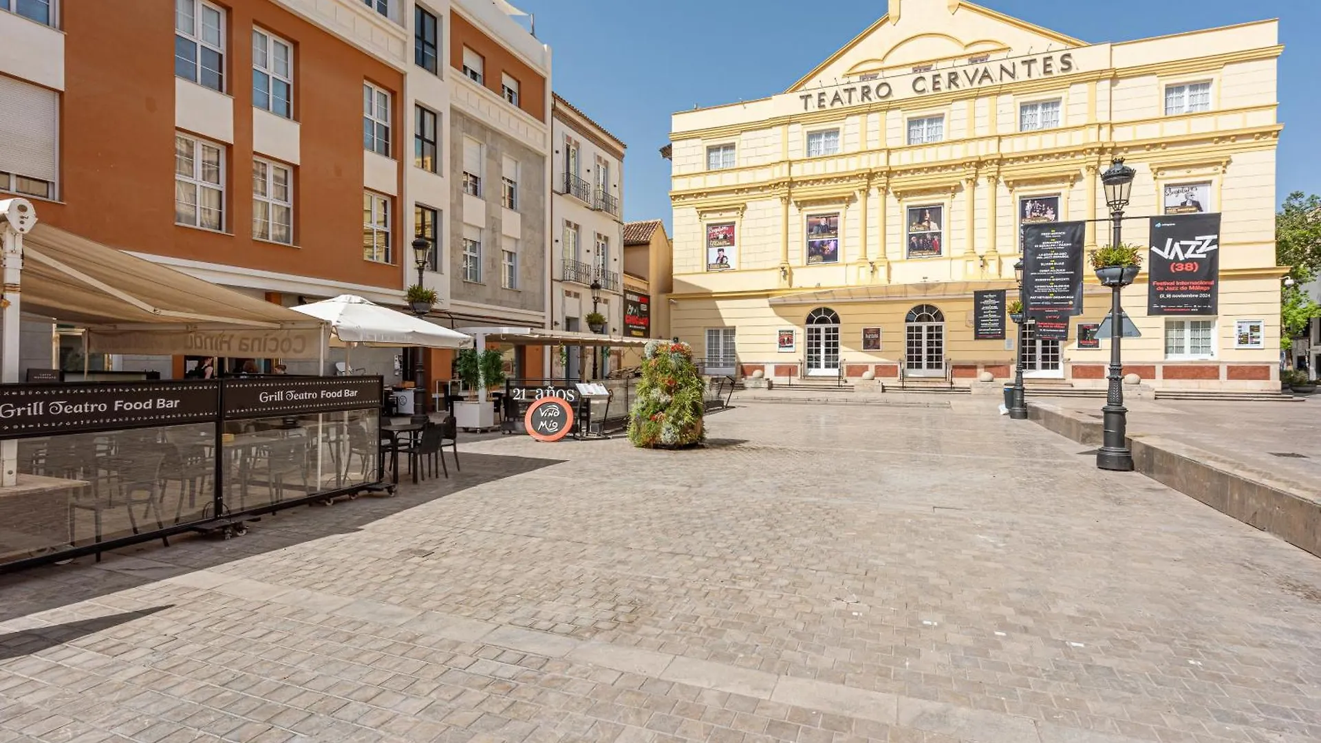 Apartmán Apto Luminoso Frente Al Teatro Cervantes -1 Màlaga